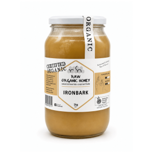 Raw Honey Organic Ironbark 1kg