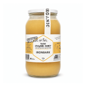 Raw Honey Organic Ironbark 500g