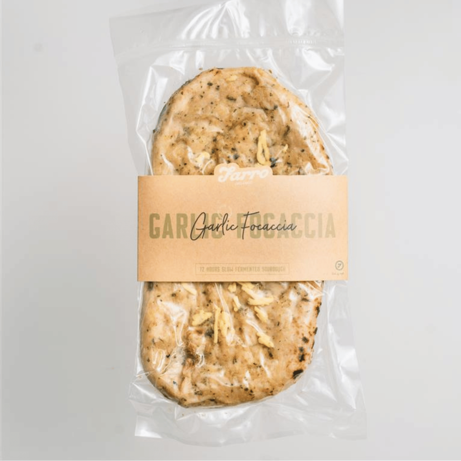 Farro Organic Spelt Garlic Focaccia 264g