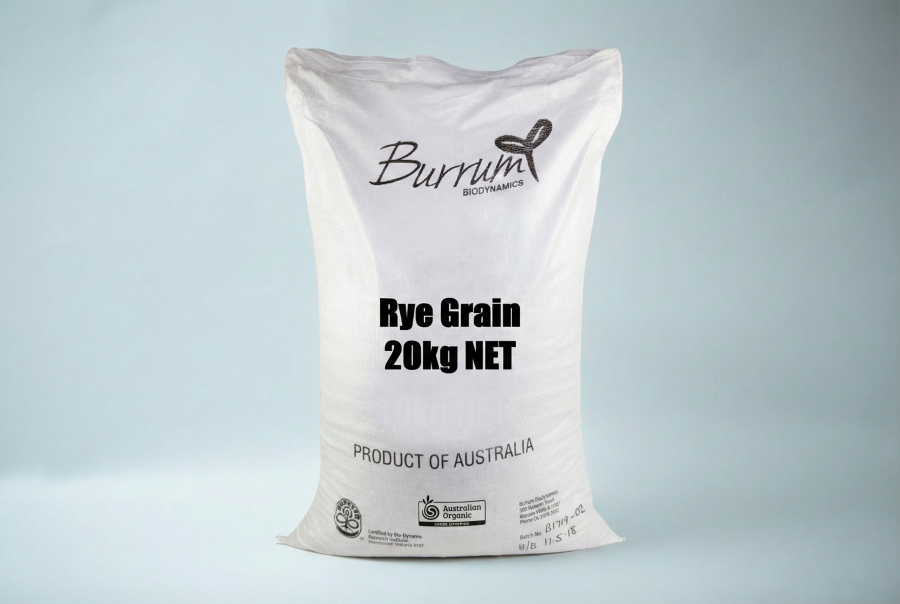 Biodynamics Burrum Rye Grain 20Kg
