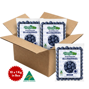 Harvestime Australian Blueberries Bulk — 10 x 1Kg
