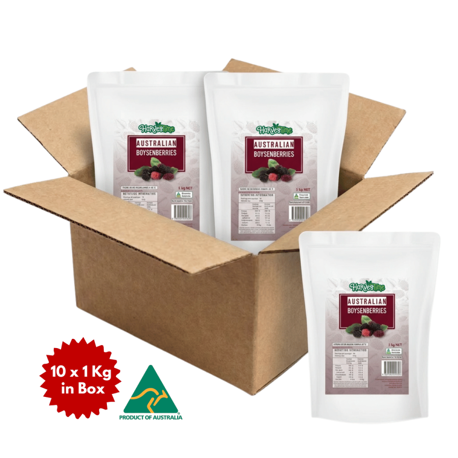 Harvestime Australian Boysenberries - 10 x 1kg Harvestime Blueberries Bulk — 10 x 1Kg