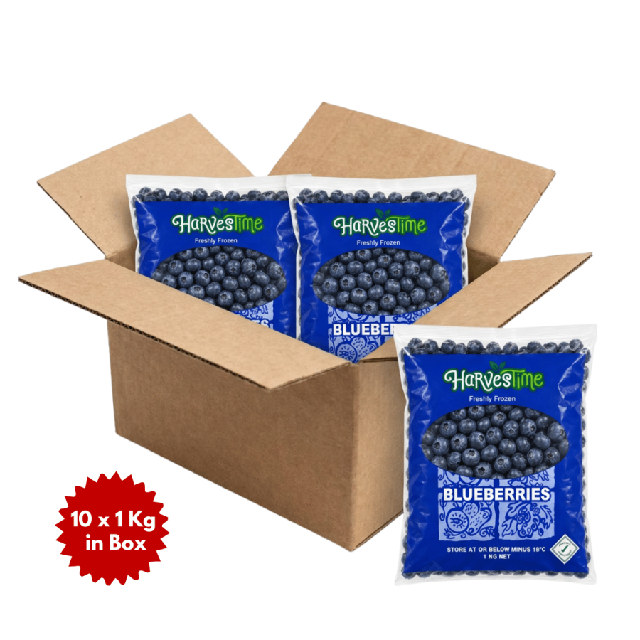 Havestime Blueberries Bulk - 10 x 1kg Harvestime Blueberries Bulk — 10 x 1Kg