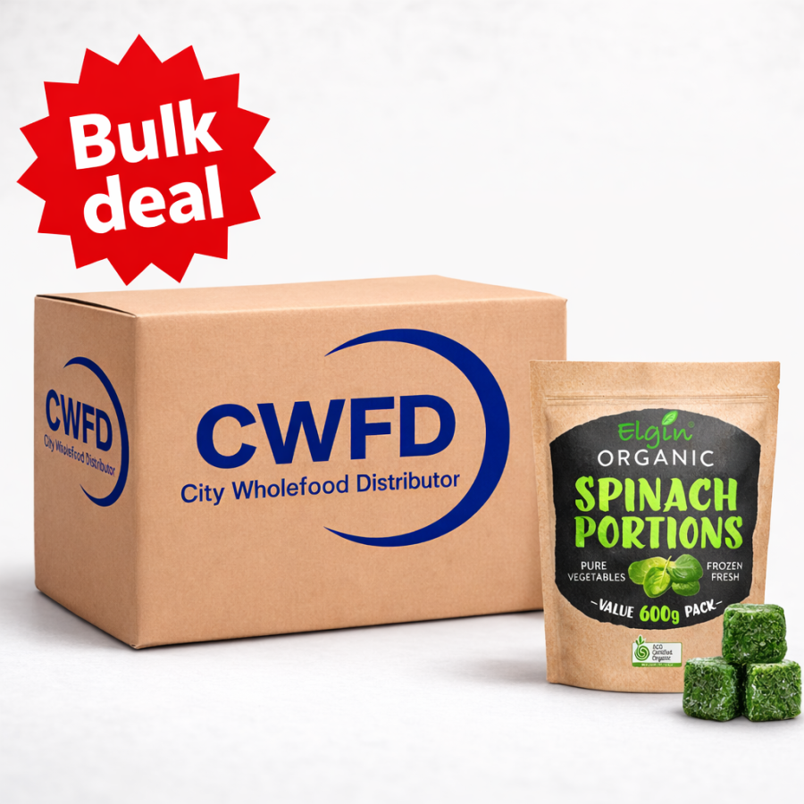 Elgin Organic Spinach Bulk 10Kg