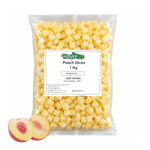 Harvestime Peach Dice 1kg