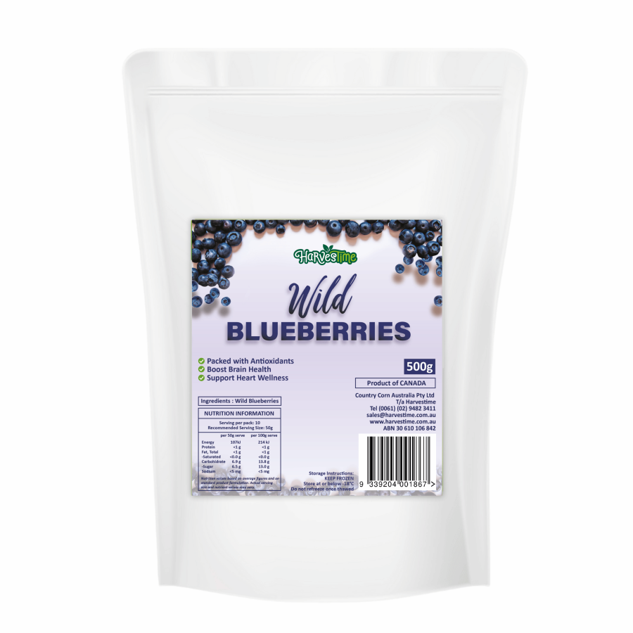 Wild Blueberries 500g Image Wild Blueberries 500g Image