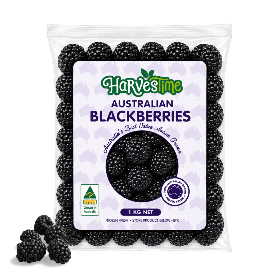 Australian Blackberries 1kg HARVESTIME GUAVA PUREE CUBES 1KG