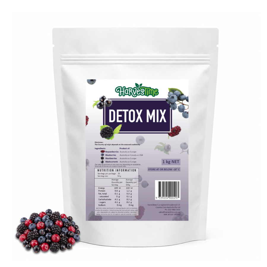 Harvestime Detox Mix 1kg HARVESTIME GUAVA PUREE CUBES 1KG