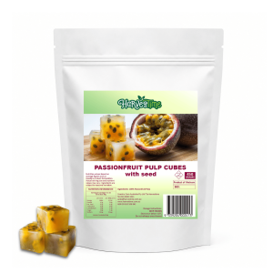 Harvestime Passion Fruit Pulp Cubes With Seed 450g