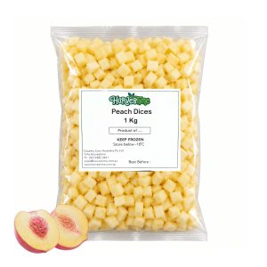 Harvestime Peach Dice 1kg